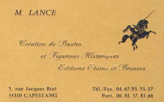 carte de M. Lance
